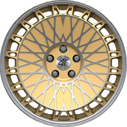 Etabeta EB40 gold matt lip face Alufelge 8.5x19 Zoll ET45 LK 5x112 ML73.06 – Bild 2