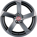 Etabeta Magic Anthracite Matt Full Polish Alufelge 8x18 Zoll ET40 LK 5x112 ML66.6