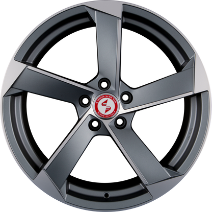 Etabeta Magic Anthracite Matt Full Polish Alufelge 8x18 Zoll ET40 LK 5x112 ML66.6