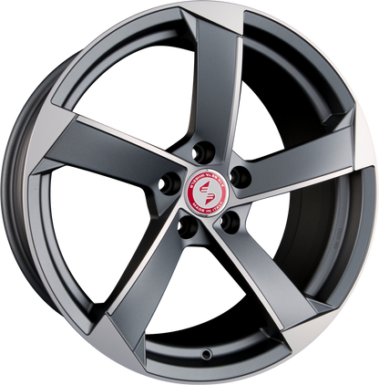 Etabeta Magic Anthracite Matt Full Polish Alufelge 8x18 Zoll ET40 LK 5x112 ML66.6 – Bild 2