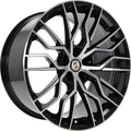 Etabeta Medusa black shiny full polished Alufelge 9x21 Zoll ET38.5 LK 5x108 ML63.4