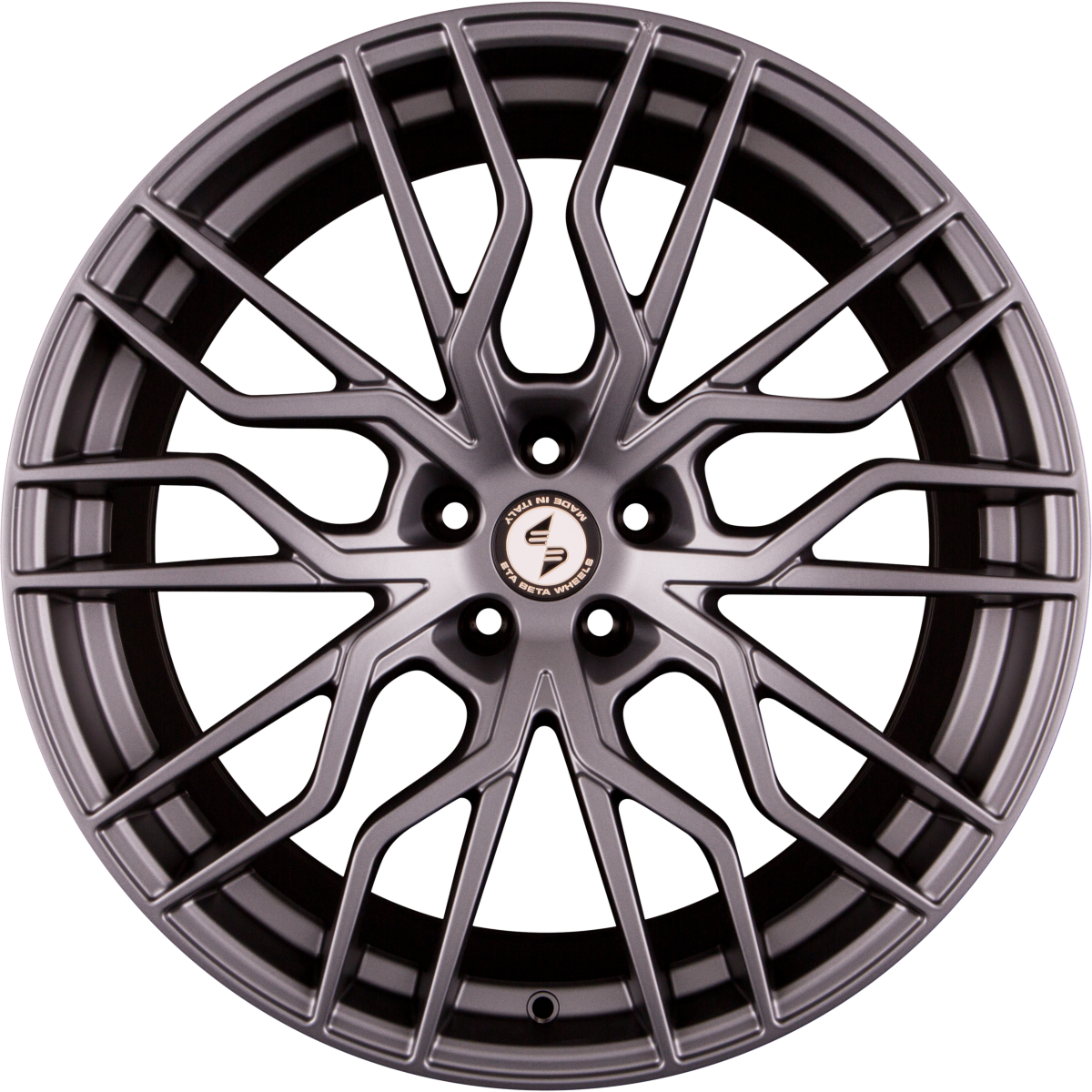 Etabeta Medusa anthracite matt Alufelge 9x21 Zoll ET25 LK 5x112 ML66.5 – Bild 3