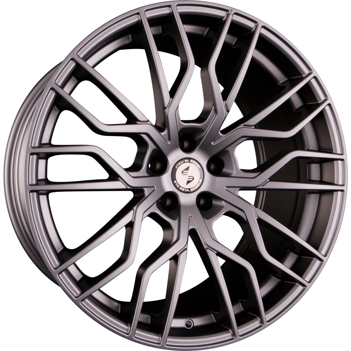 Etabeta Medusa anthracite matt Alufelge 9x21 Zoll ET25 LK 5x112 ML66.5 – Bild 4