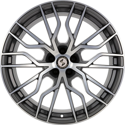 Etabeta Medusa-K anthracite matt full polished Alufelge 11x21 Zoll ET45 LK 5x114.3 ML67.1 – Bild 2