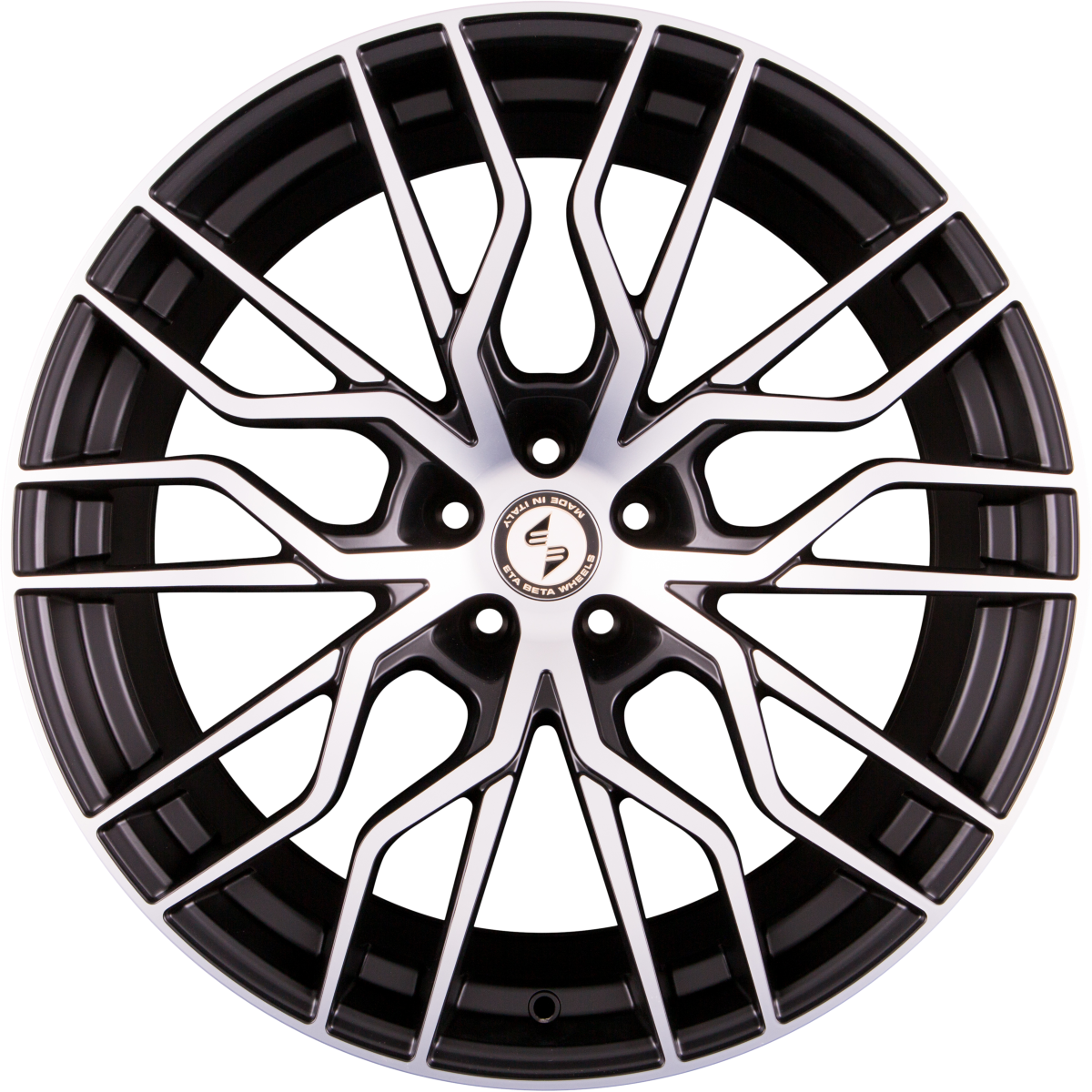 Etabeta Medusa Matt Black Full Polish Alufelge 9x20 Zoll ET45 LK 5x112 ML66.6 – Bild 3