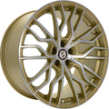 Etabeta Medusa gold matt full polished Alufelge 9x20 Zoll ET45 LK 5x108 ML63.4