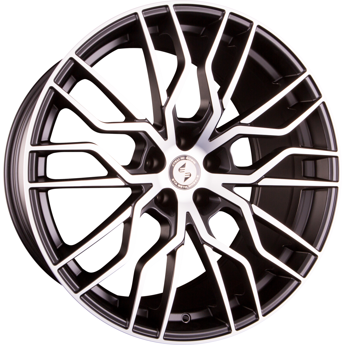 Etabeta Medusa Matt Black Full Polish Alufelge 9x20 Zoll ET30 LK 5x112 ML66.6 – Bild 4