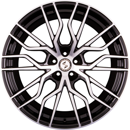 Etabeta Medusa black shiny full polished Alufelge 9x20 Zoll ET35 LK 5x112 ML66.5 – Bild 3