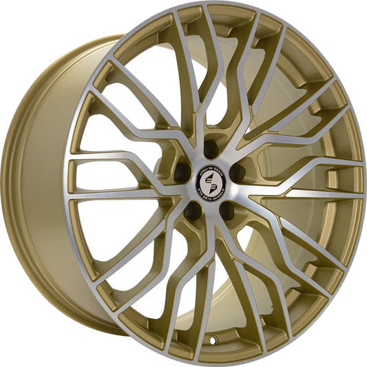 Etabeta Medusa-K gold matt full polished Alufelge 10.5x20 Zoll ET35 LK 5x108 ML78.1