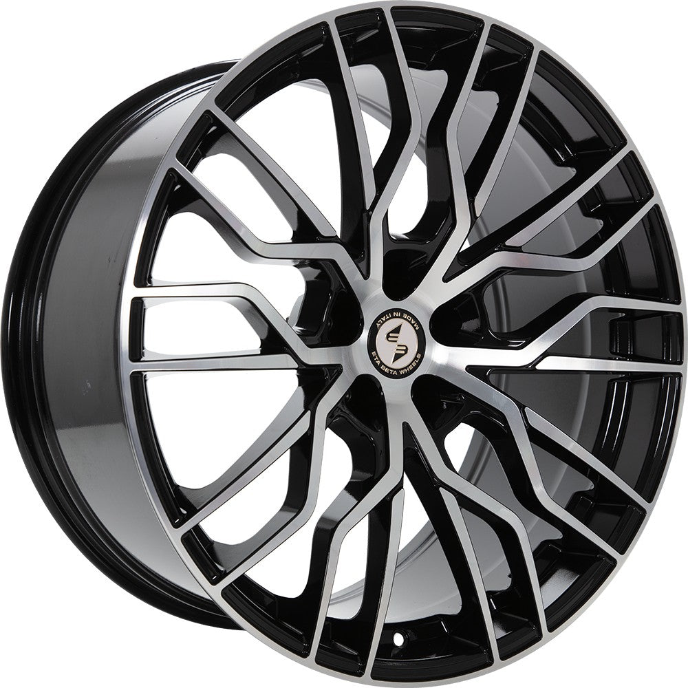 Etabeta Medusa-K black shiny full polished 10x20 ET35 - LK5/112 ML66.5