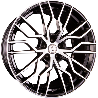 Etabeta Medusa-K black shiny full polished Alufelge 11x23 Zoll ET35 LK 5x120 ML74.1 – Bild 4