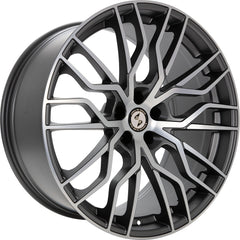 Etabeta Medusa-K anthracite matt full polished Alufelge 11x23 Zoll ET35 LK 5x112 ML66.5