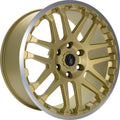 Etabeta Combat gold matt lip polished Alufelge 9x20 Zoll ET28 LK 6x139.7 ML106
