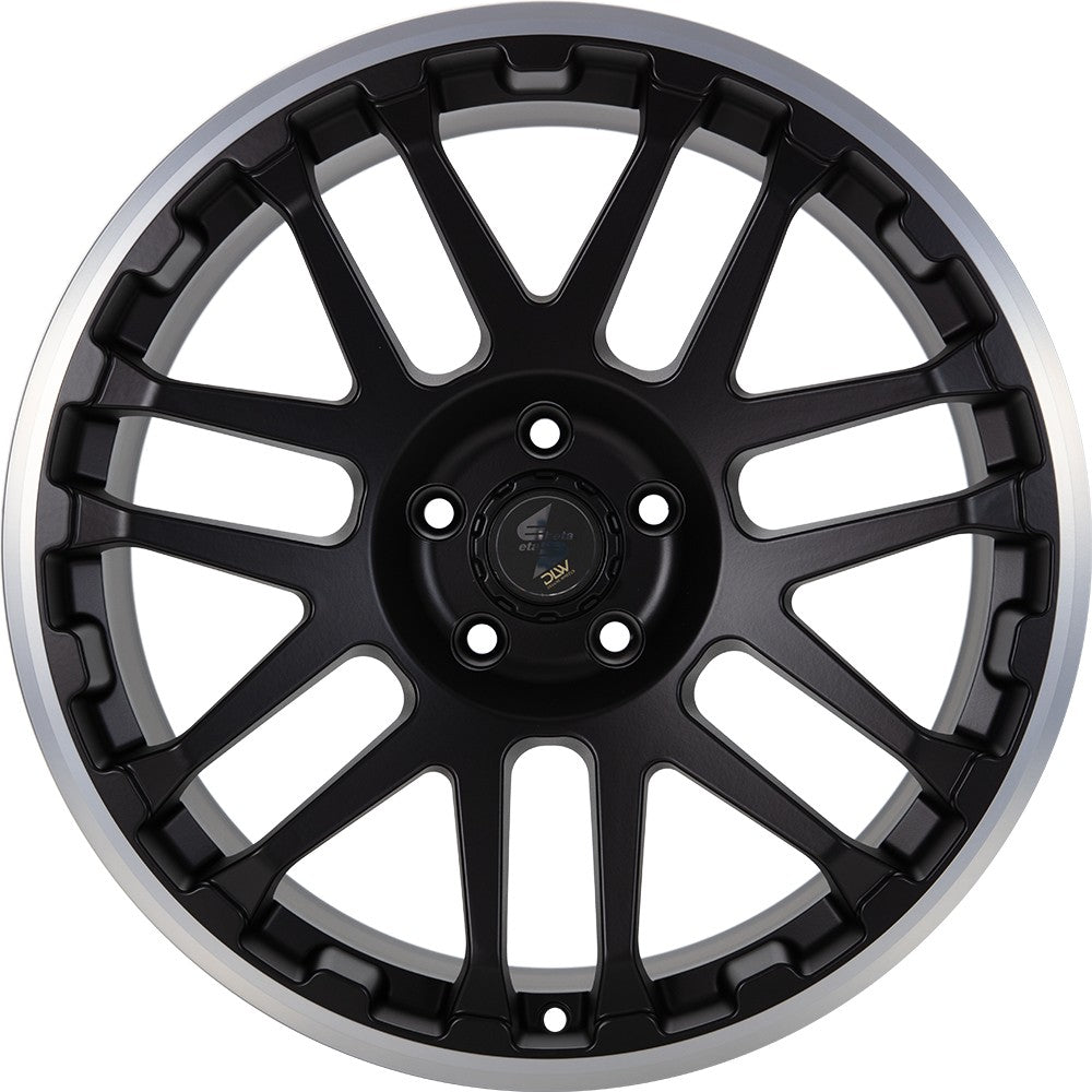 Etabeta Combat black matt lip polished 9x20 ET30 - LK6/139.7 ML67.1 – Bild 2