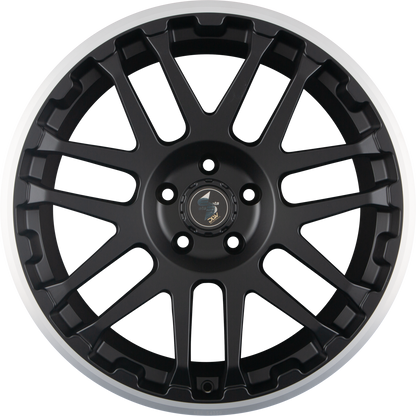 Etabeta Combat Black Matt Lip Polish Alufelge 8x18 Zoll ET45 LK 6x139.7 ML93.1 – Bild 3