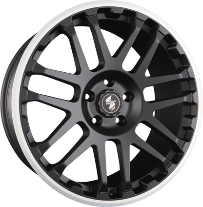 Etabeta Combat Black Matt Lip Polish Alufelge 8x18 Zoll ET45 LK 6x139.7 ML93.1 – Bild 4