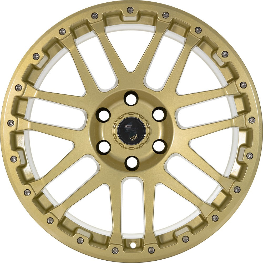 Etabeta Combat CV gold shiny Alufelge 8x18 Zoll ET45 LK 6x139.7 ML93.1 – Bild 2