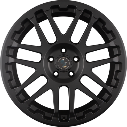 Etabeta Combat black matt Alufelge 9x20 Zoll ET56 LK 5x120 ML65.1 – Bild 3