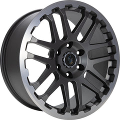 Etabeta Combat anthracite matt lip + cap polished Alufelge 9x20 Zoll ET56 LK 5x120 ML65.1
