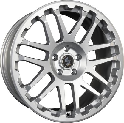 Etabeta Combat Silver Alufelge 8x18 Zoll ET56 LK 5x120 ML65.1 – Bild 4