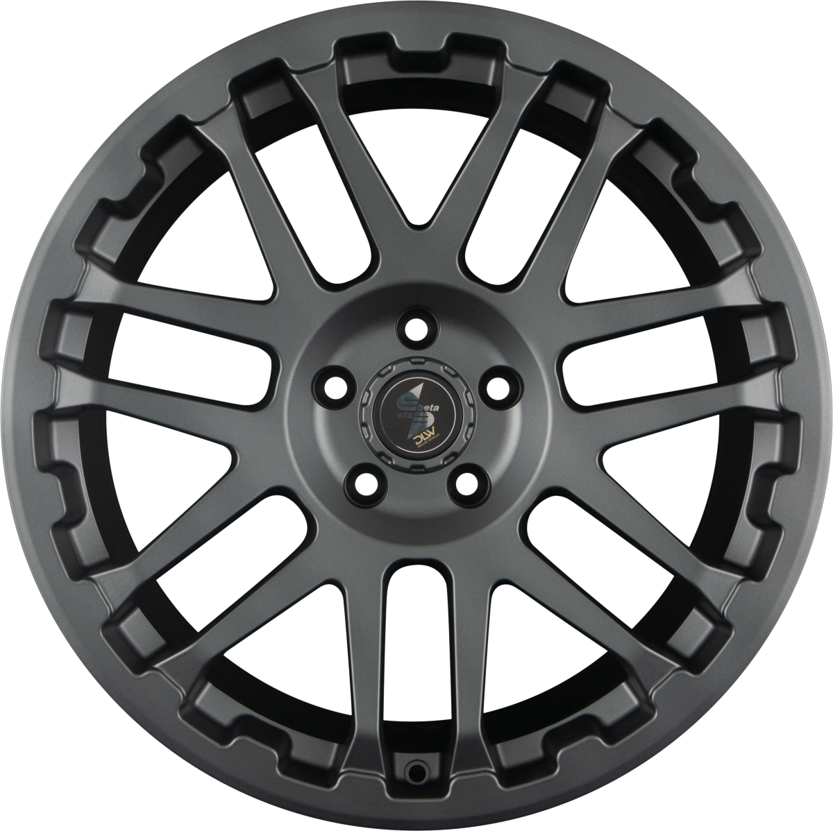 Etabeta Combat Anthracite Matt Alufelge 8x18 Zoll ET50 LK 5x160 ML65.1 – Bild 3