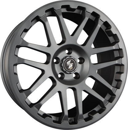 Etabeta Combat Anthracite Matt Alufelge 8x18 Zoll ET50 LK 5x160 ML65.1 – Bild 4
