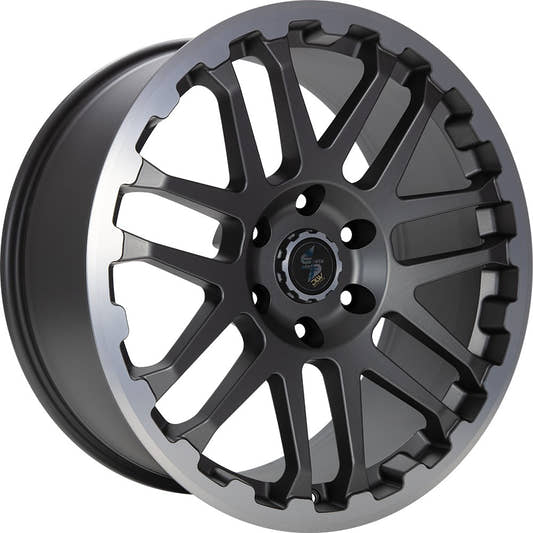 Etabeta Combat Anthracite Matt Lip Polish Alufelge 8x18 Zoll ET50 LK 5x160 ML65.1