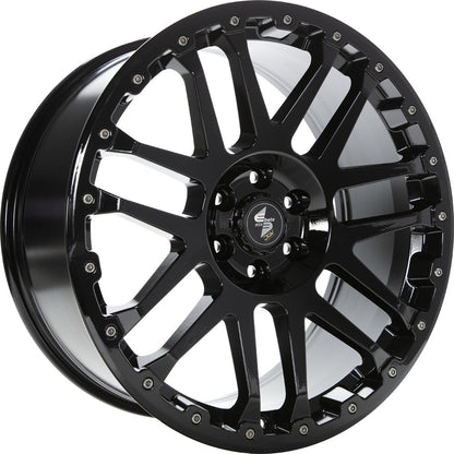Etabeta Combat CV black shiny Alufelge 9x20 Zoll ET45 LK 6x120 ML74.6
