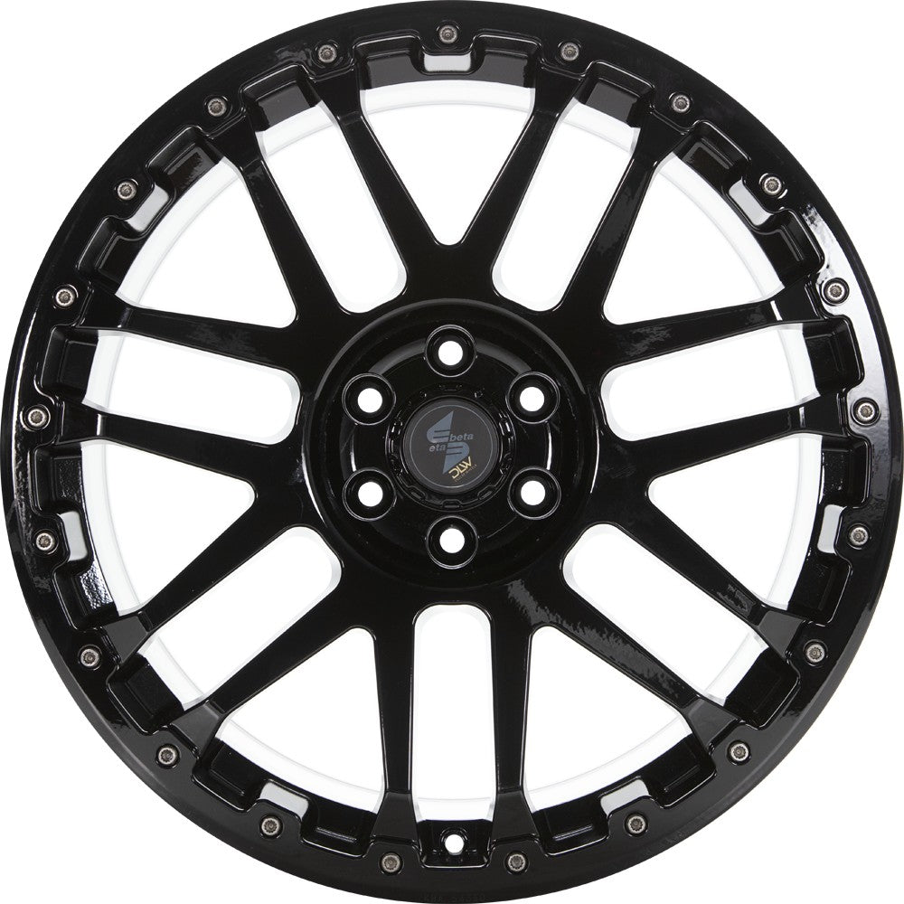 Etabeta Combat CV black shiny Alufelge 9x20 Zoll ET45 LK 6x120 ML74.6 – Bild 2