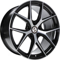Etabeta Gri-N-K black shiny full polished Alufelge 10x20 Zoll ET38.1 LK 5x130 ML66.5