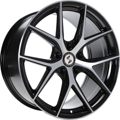 Etabeta Gri-N-K black shiny full polished Alufelge 10x20 Zoll ET38.1 LK 5x130 ML66.5