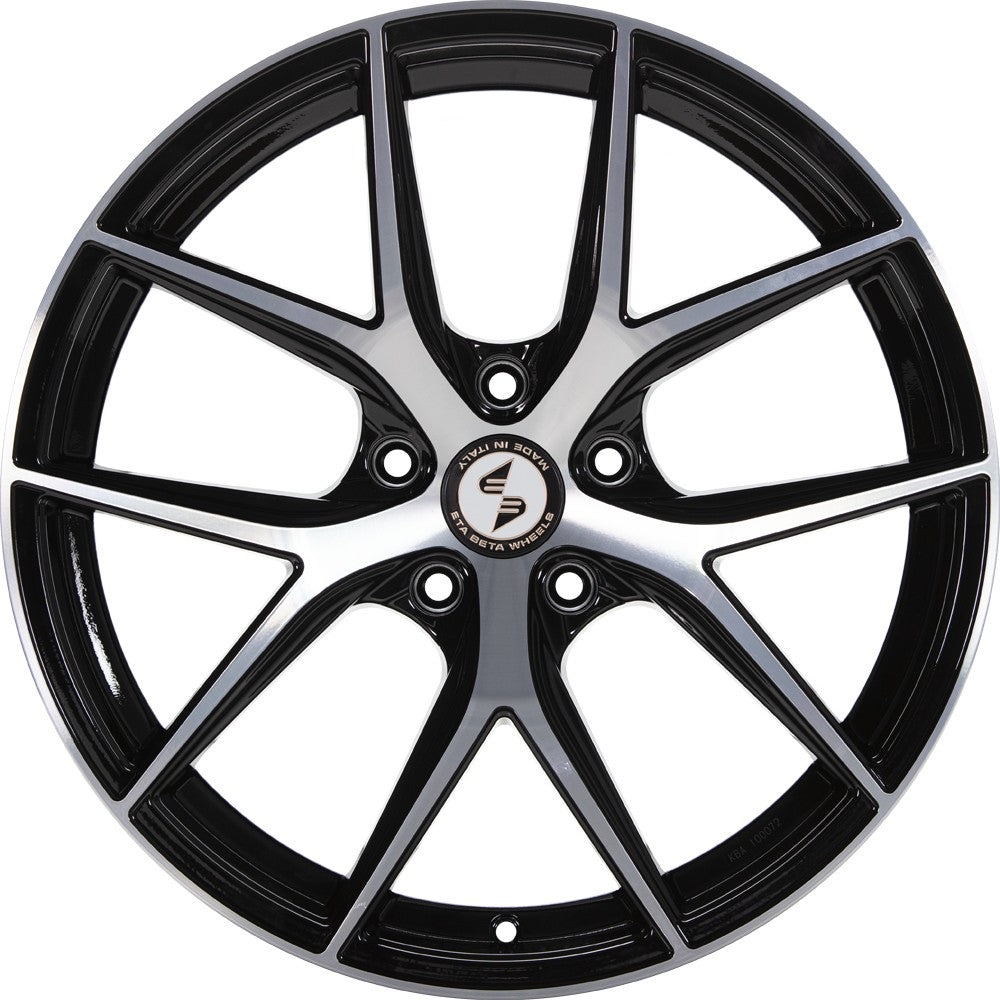Etabeta Gri-N-K black shiny full polished Alufelge 10x20 Zoll ET38.1 LK 5x130 ML66.5 – Bild 2