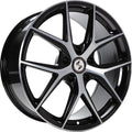 Etabeta Gri-N black shiny full polished Alufelge 9x21 Zoll ET37.1 LK 5x114.3 ML67.1