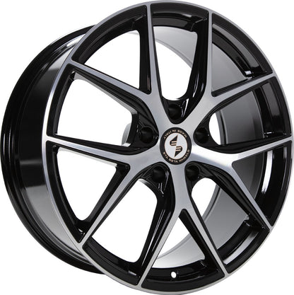 Etabeta Gri-N black shiny full polished Alufelge 9x21 Zoll ET37.1 LK 5x114.3 ML67.1