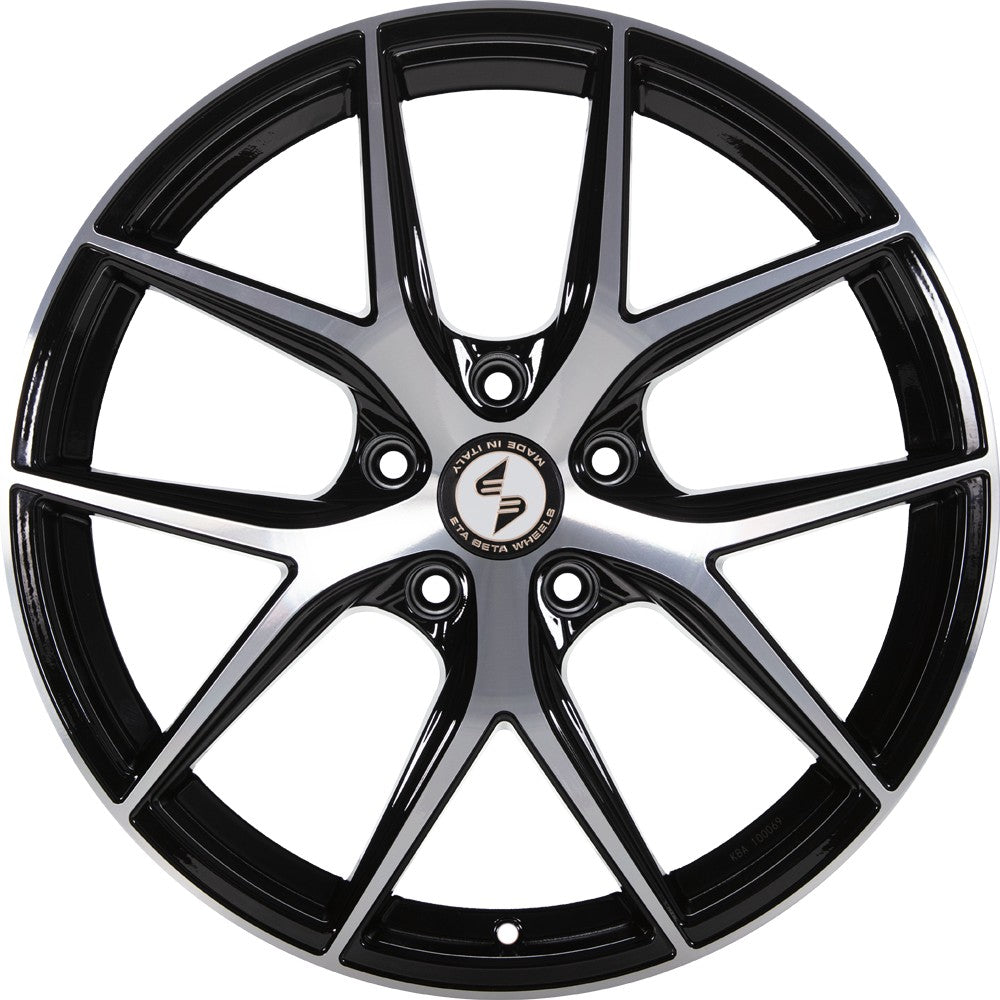 Etabeta Gri-N black shiny full polished Alufelge 9x21 Zoll ET37.1 LK 5x114.3 ML67.1 – Bild 2