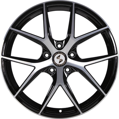 Etabeta Gri-N black shiny full polished Alufelge 9x21 Zoll ET37.1 LK 5x114.3 ML67.1 – Bild 2