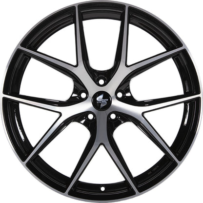 Etabeta Gri-N-SK black shiny full polished Alufelge 10x20 Zoll ET17.1 LK 5x112 ML66.55 – Bild 2