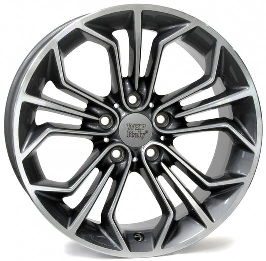 WSP Venus X1 anthracite polished Alufelge 8x18 Zoll ET30 LK 5x120 ML72.6