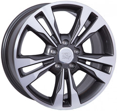 WSP Apollo anthracite polished Alufelge 7.5x17 Zoll ET45 LK 5x112 ML66.6