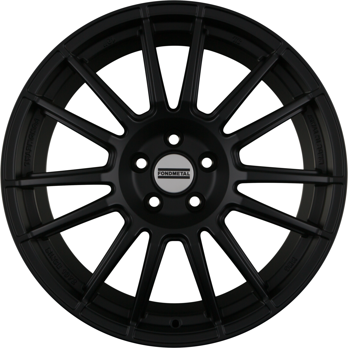 Fondmetal 9RR Matt Black Alufelge 7x17 Zoll ET40 LK 4x108 ML63.4