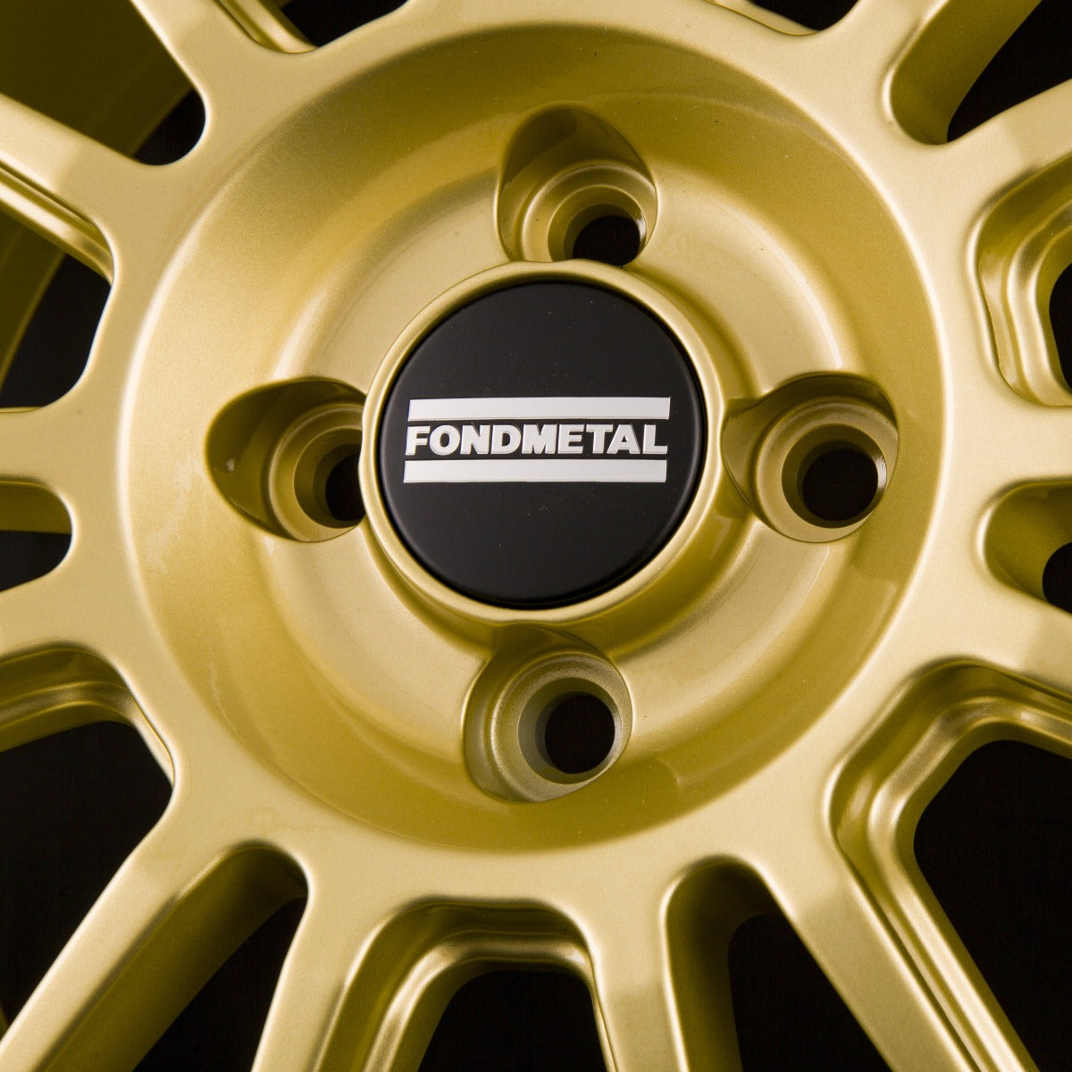 Fondmetal 9RR Glossy Gold Alufelge 7x17 Zoll ET40 LK 4x108 ML63.4 – Bild 2