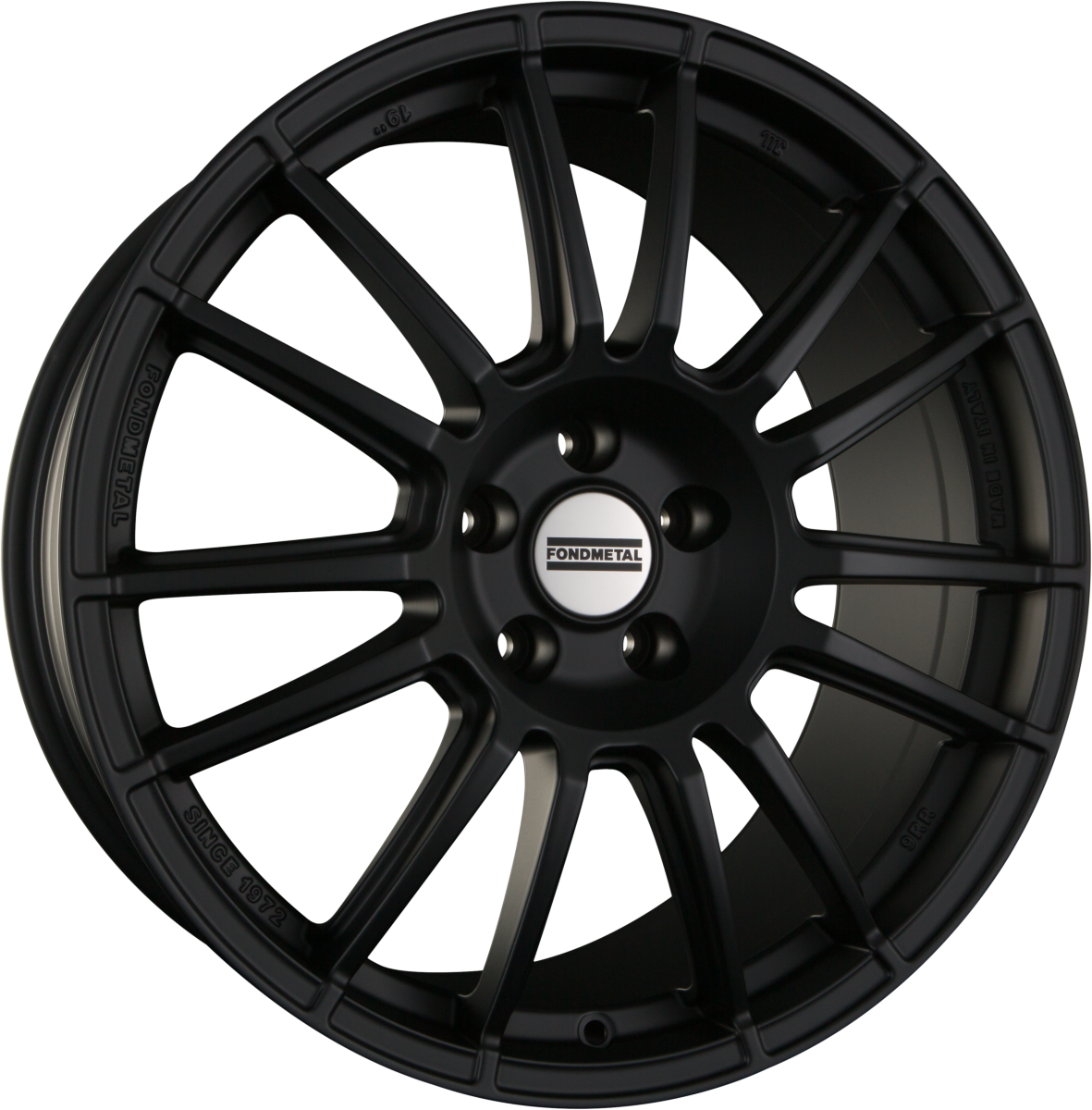 Fondmetal 9RR Matt Black Alufelge 8.5x19 Zoll ET45 LK 5x100 ML75 – Bild 2