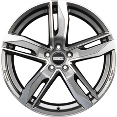 Fondmetal Hexis Glossy Titanium Machined Alufelge 8x18 Zoll ET29 LK 5x112 ML66.6