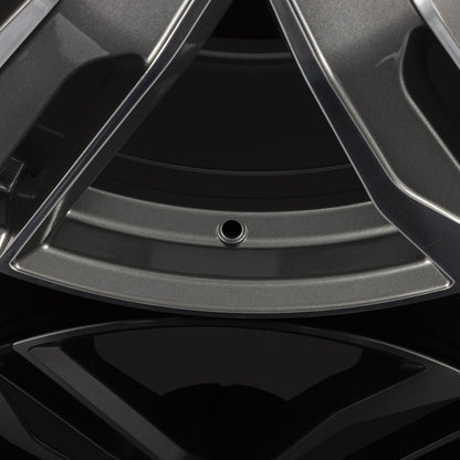 Fondmetal Hexis Glossy Titanium Machined Alufelge 8x18 Zoll ET48 LK 5x112 ML57.1