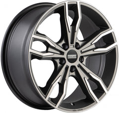 Fondmetal Alke matt titanium machined Alufelge 8x18 Zoll ET34 LK 5x120 ML72.5