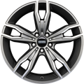Fondmetal Alke Matt Titanium Machined Alufelge 8x18 Zoll ET51 LK 5x112 ML66.6