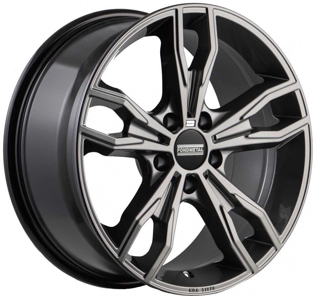 Fondmetal Alke glossy titanium Alufelge 9x19 Zoll ET42 LK 5x120 ML72.5