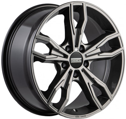 Fondmetal Alke glossy titanium Alufelge 9x19 Zoll ET42 LK 5x120 ML72.5