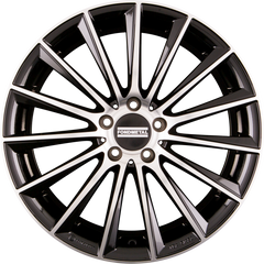 Fondmetal Aidon Glossy Black Machined Alufelge 9x19 Zoll ET20 LK 5x112 ML66.6