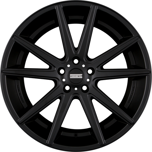Fondmetal STC-10 Concave Matt Black Alufelge 11x22 Zoll ET40 LK 5x127 ML71.6